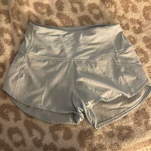 COPY - Luluemon Light blue sped up shorts